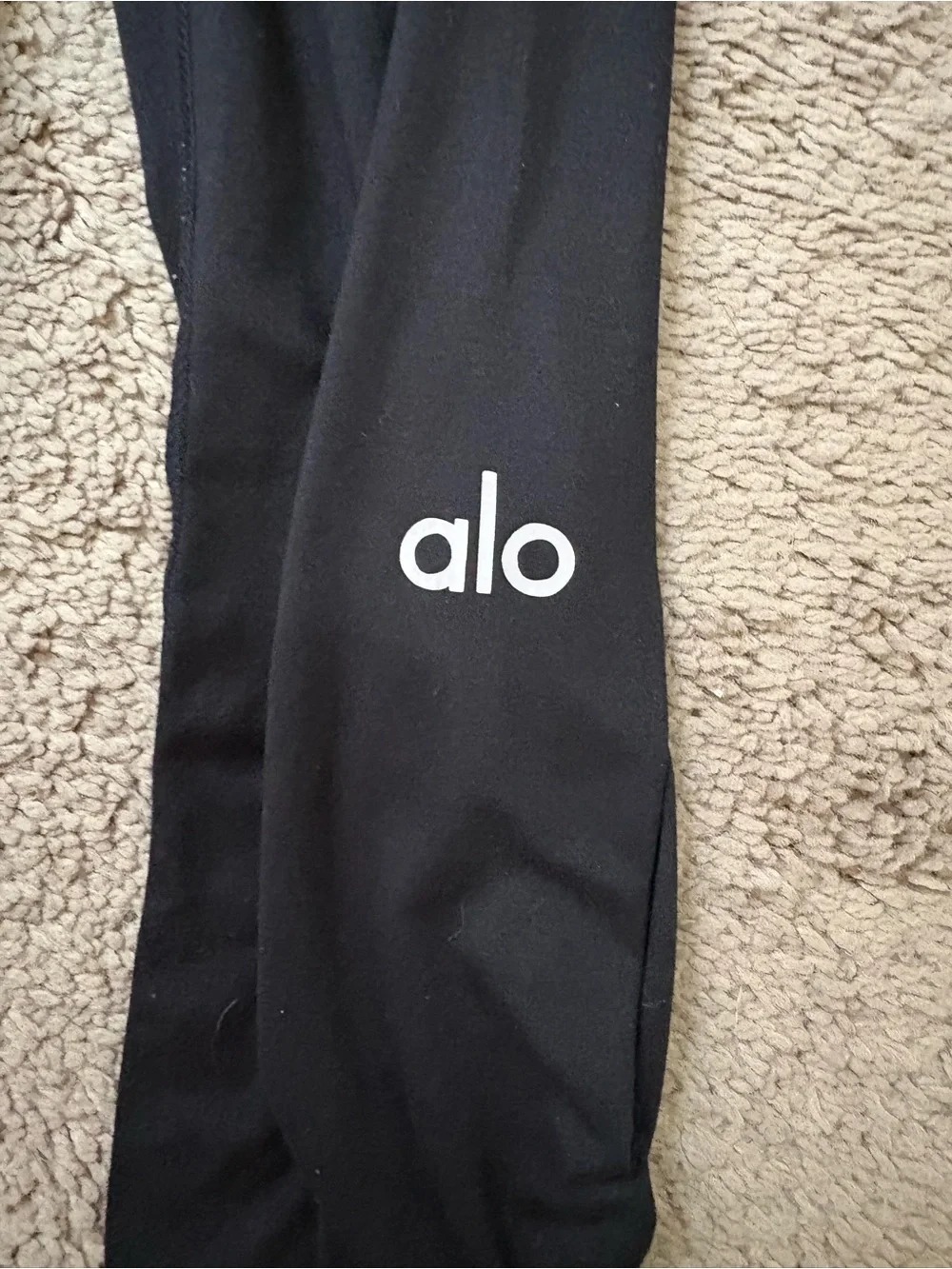 ALO Yoga Black Logo Leggings